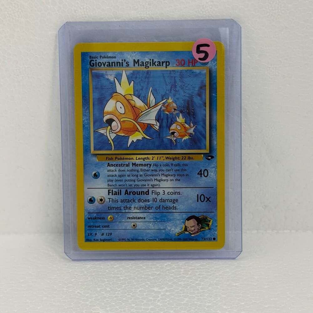 Giovanni's Magikarp 73/132 Gym Challenge Pokémon Card